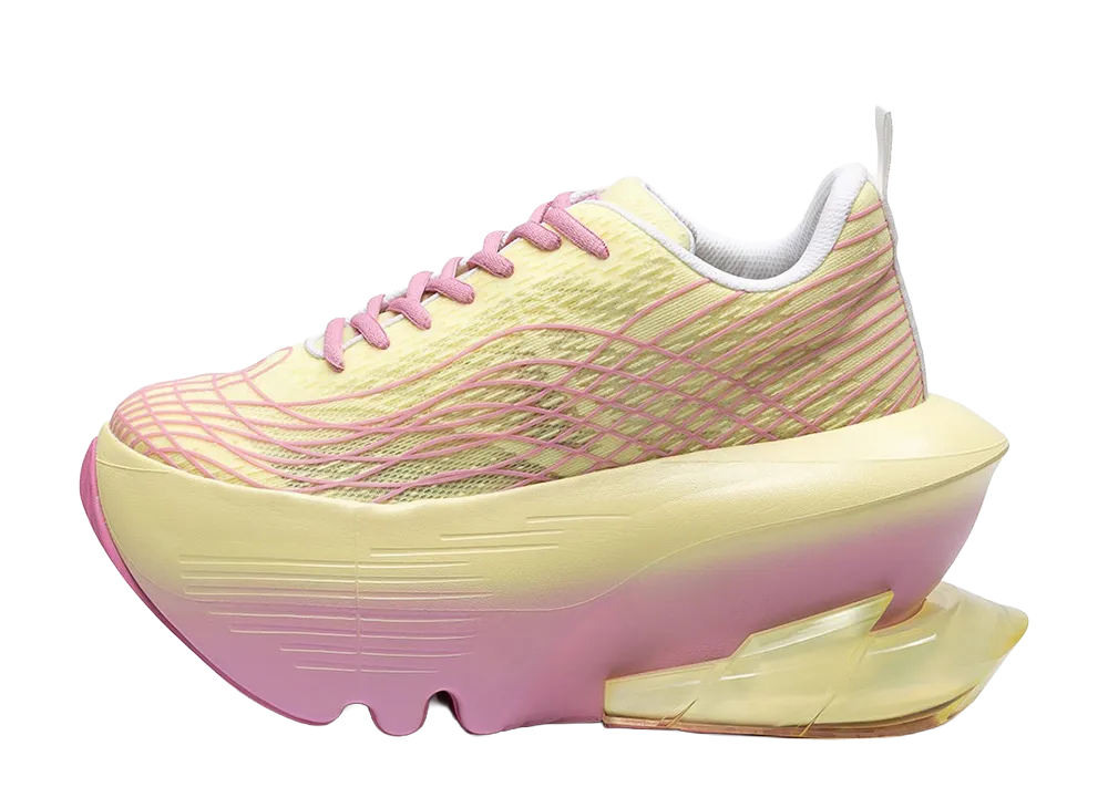 grounds Women's JOG VISION DYNAMO "Light Yellow Pink"