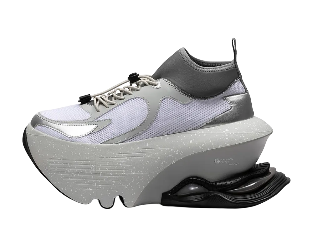 grounds JOG VISION FLUX PALACE "White Gray/White Gray White Splash"