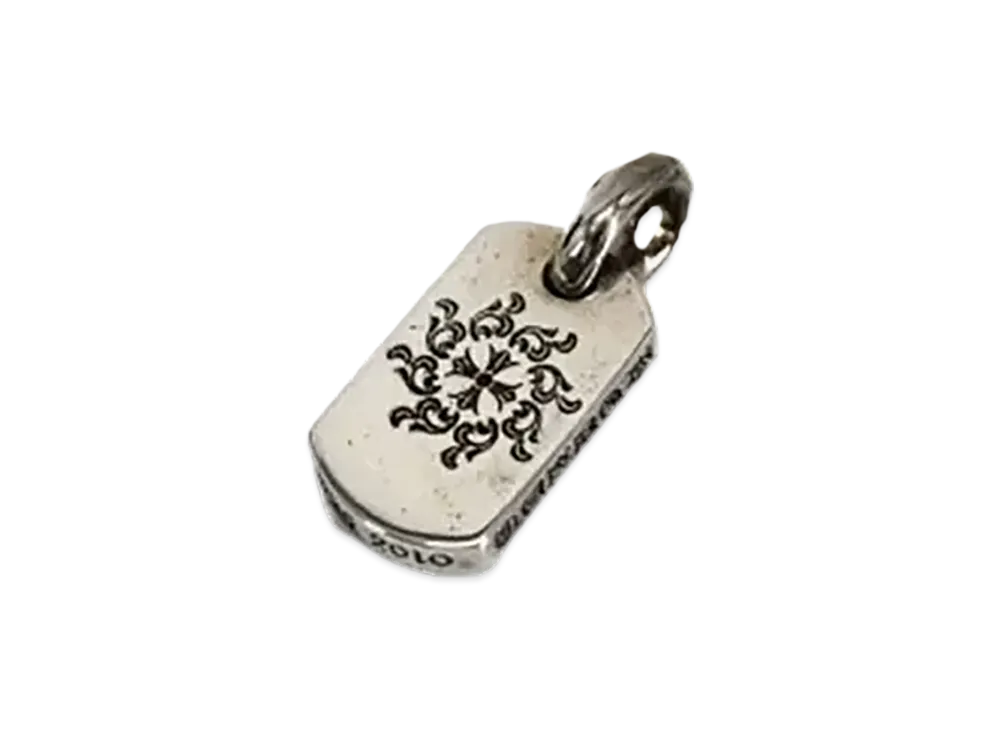 Chrome Hearts Dog Tag Tiny CH Limited Honolulu Limited "Silver"