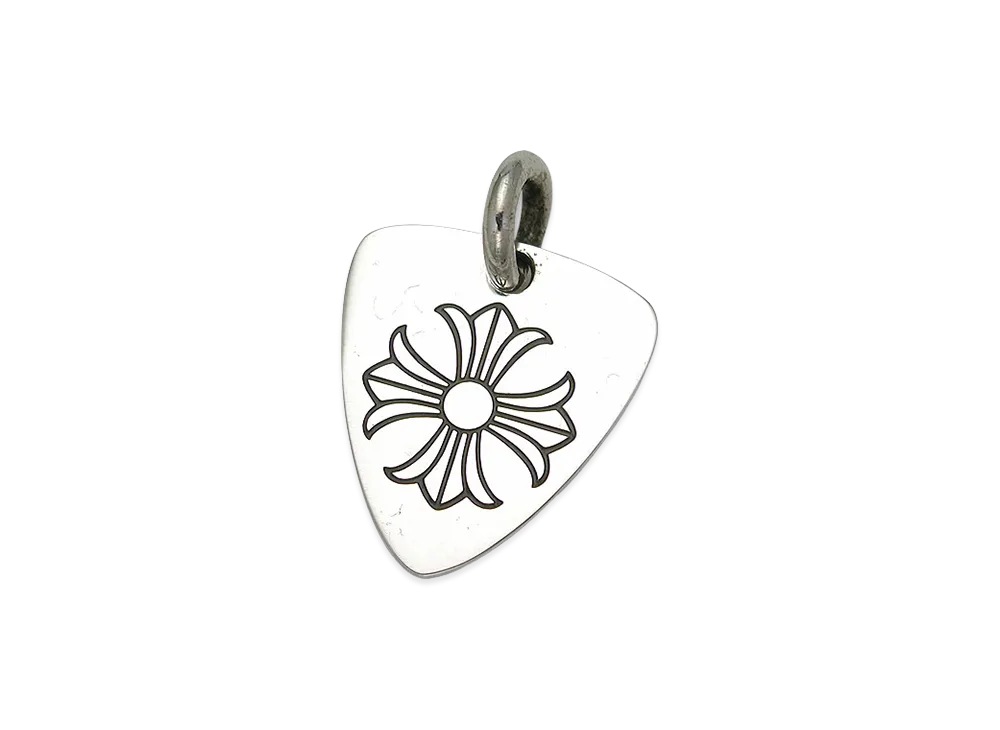 Chrome Hearts Guitar Pick Charm CH Plus "Silver"