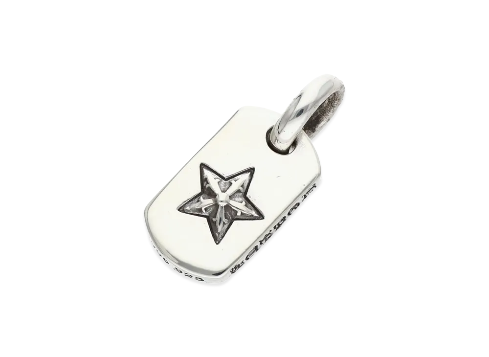 Chrome Hearts Tiny Star Dog Tag "Silver"