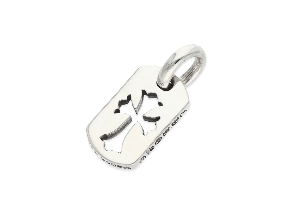 クロムハーツ ドッグタグ タイニー カットアウト クロス "シルバー"