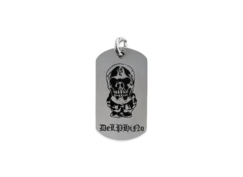 Chrome Hearts Joe Foti Foti Dellfino Dog Tag "Silver"