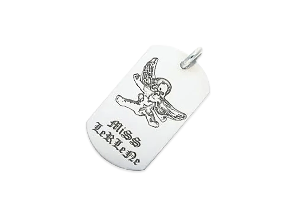 クロムハーツ ジョー フォティ ドッグタグ フォティ ミス レァリーン "シルバー"