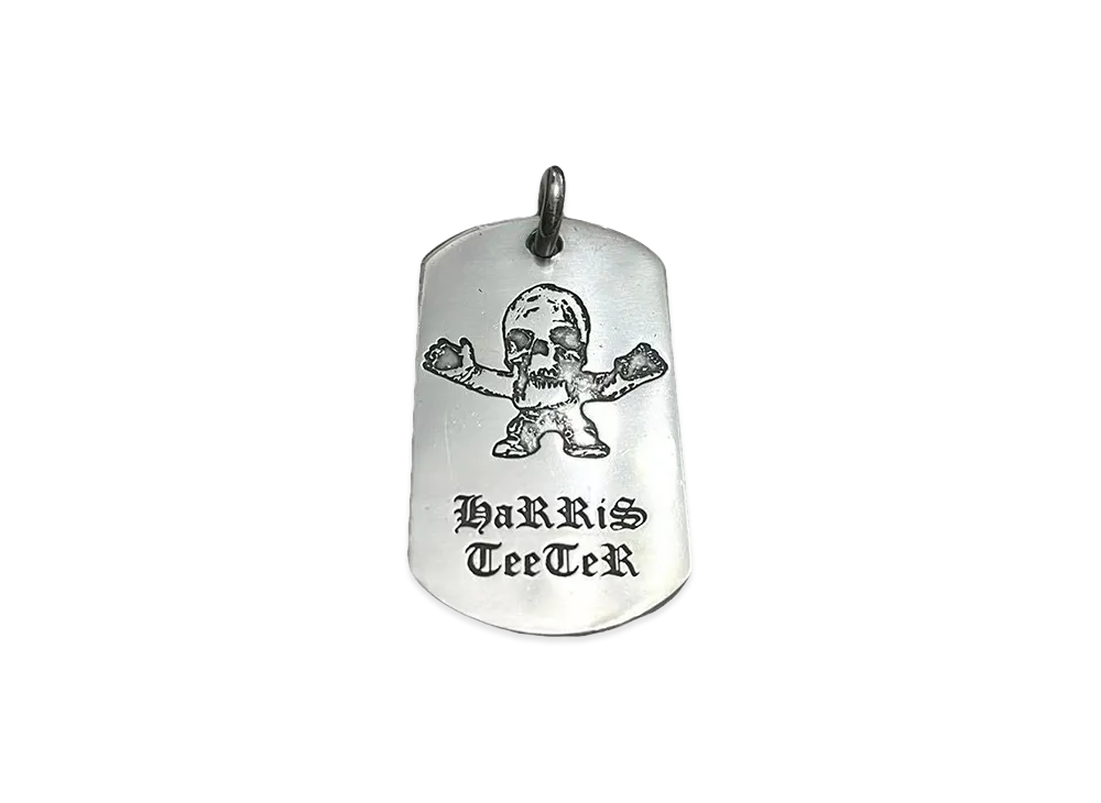 Chrome Hearts Joe Foti Fici Harristeeter Dog Tag "Silver"
