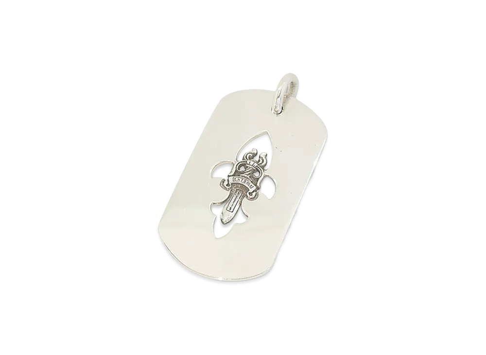 Chrome Hearts Dog Tag Flai Dagger "Silver"