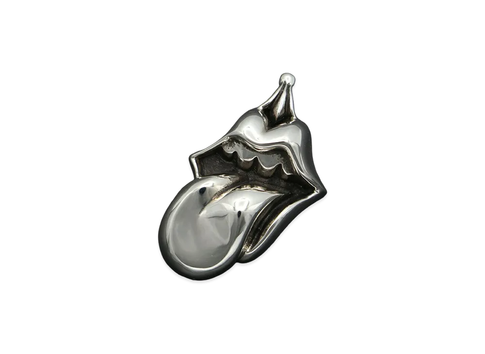 クロムハーツ チャーム リップス ＆ タン "シルバー"