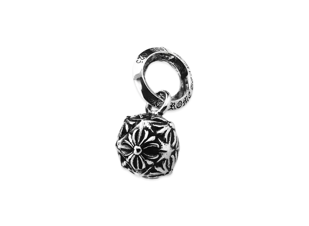 Chrome Hearts Pyramid Plus Ball Charm "Silver"