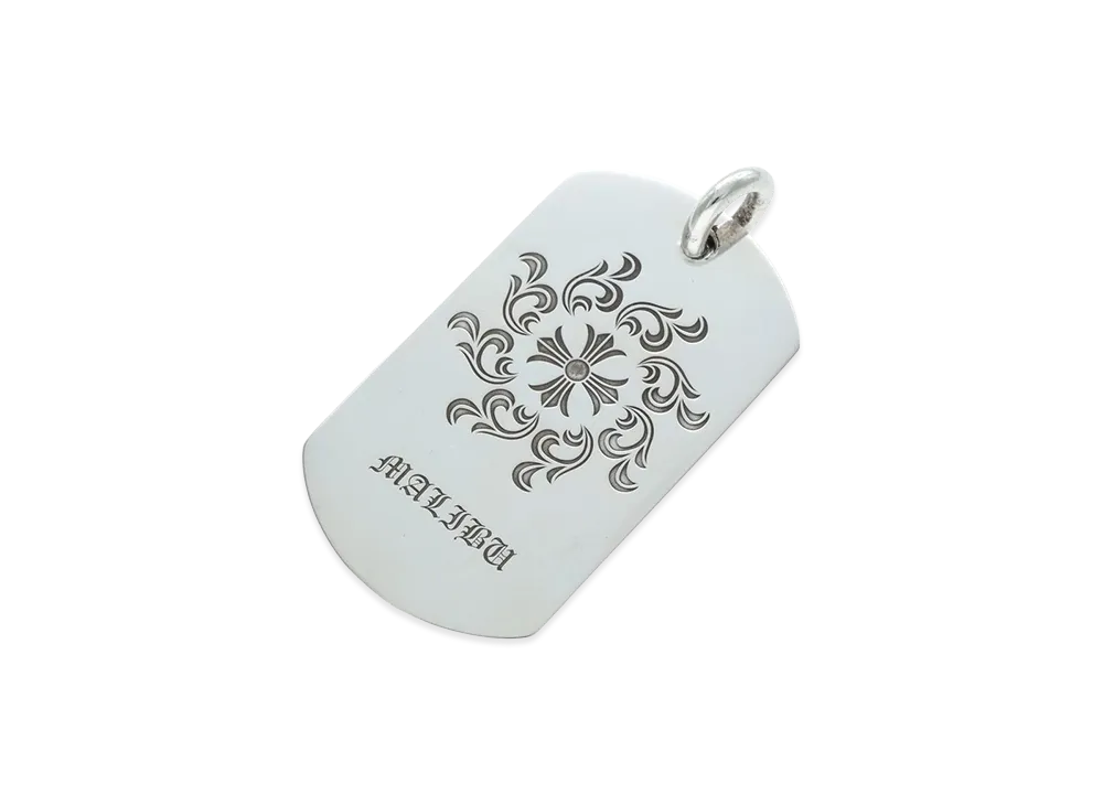 Chrome Hearts CH Shine Malibu Dog Tag "Black"