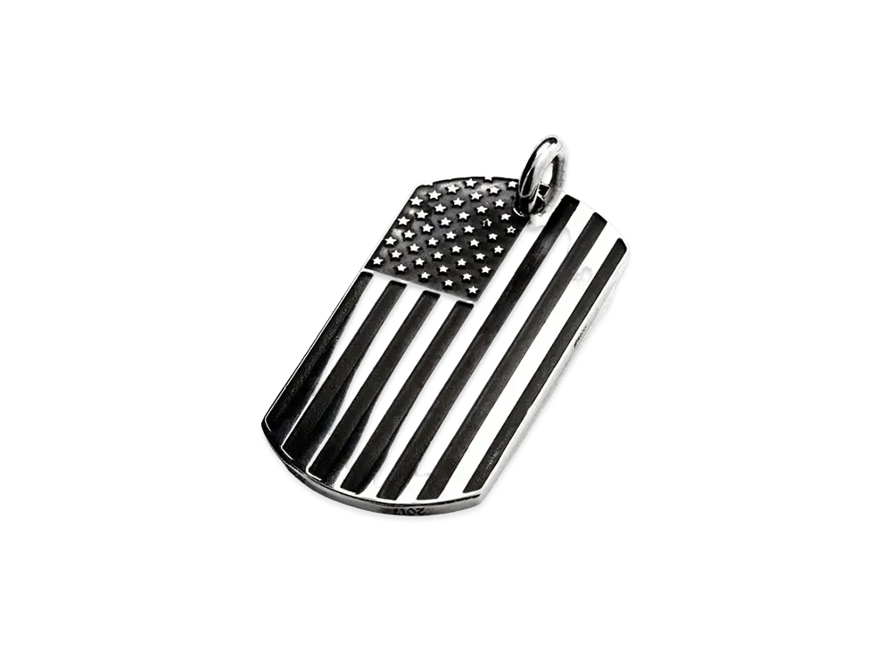 Chrome Hearts Dog Tag Richard Stark Fuck You "Silver"