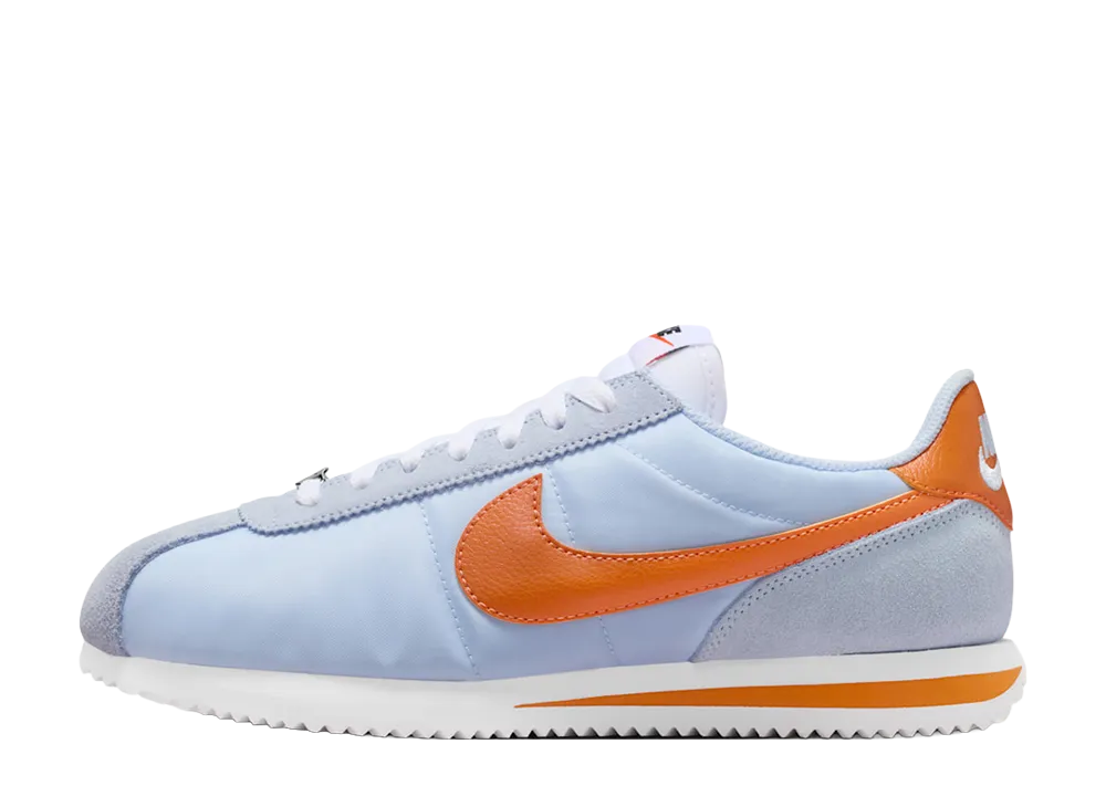 ナイキ ウィメンズ コルテッツ テキスタイル "ハイドロジェンブルー/ホットカリー"