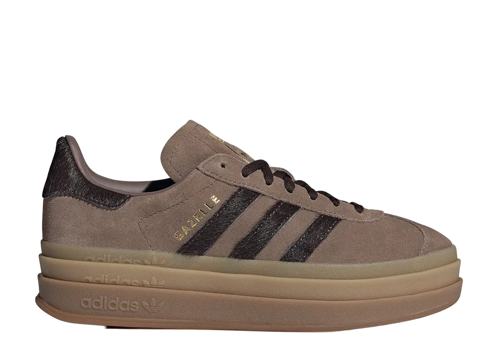 アディダス ウィメンズ ガゼルボールド "アースストレータ/オーロラコーヒー"