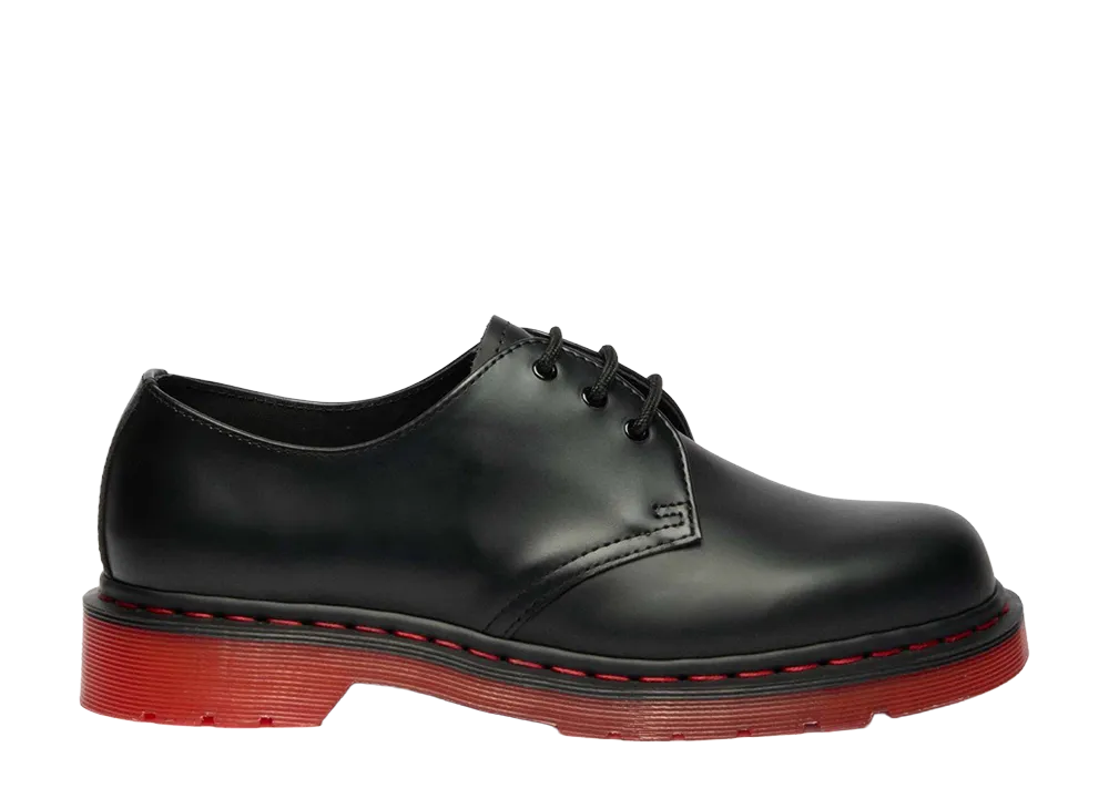 ドクターマーチン 1461 レッドソール2 3ホール シューズ "ブラック" (日本限定)