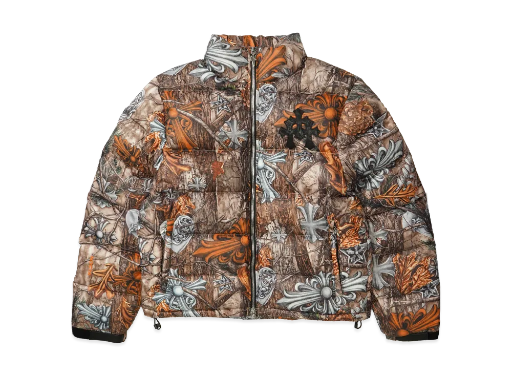 クロムハーツ x ナイキ x ドレイク ノクタ レザークロスパッチ パファージャケット "マルチ"