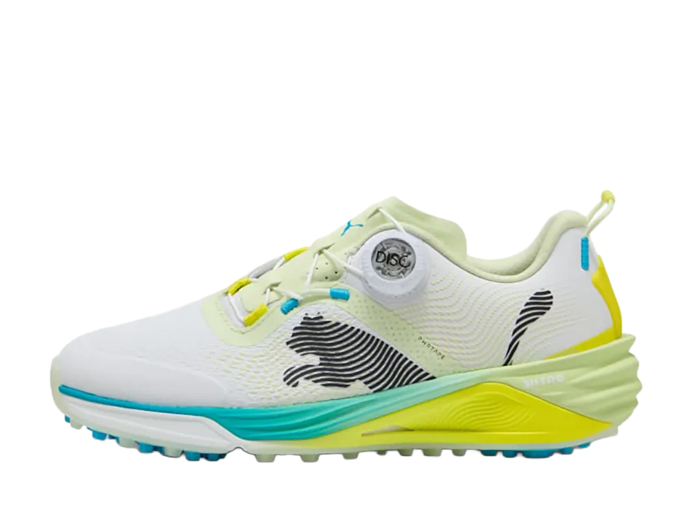 Puma Women's Shadowcat Nitro 2.0 Disc Spikeless "PUMA White/PUMA Black/Apple Spritz"