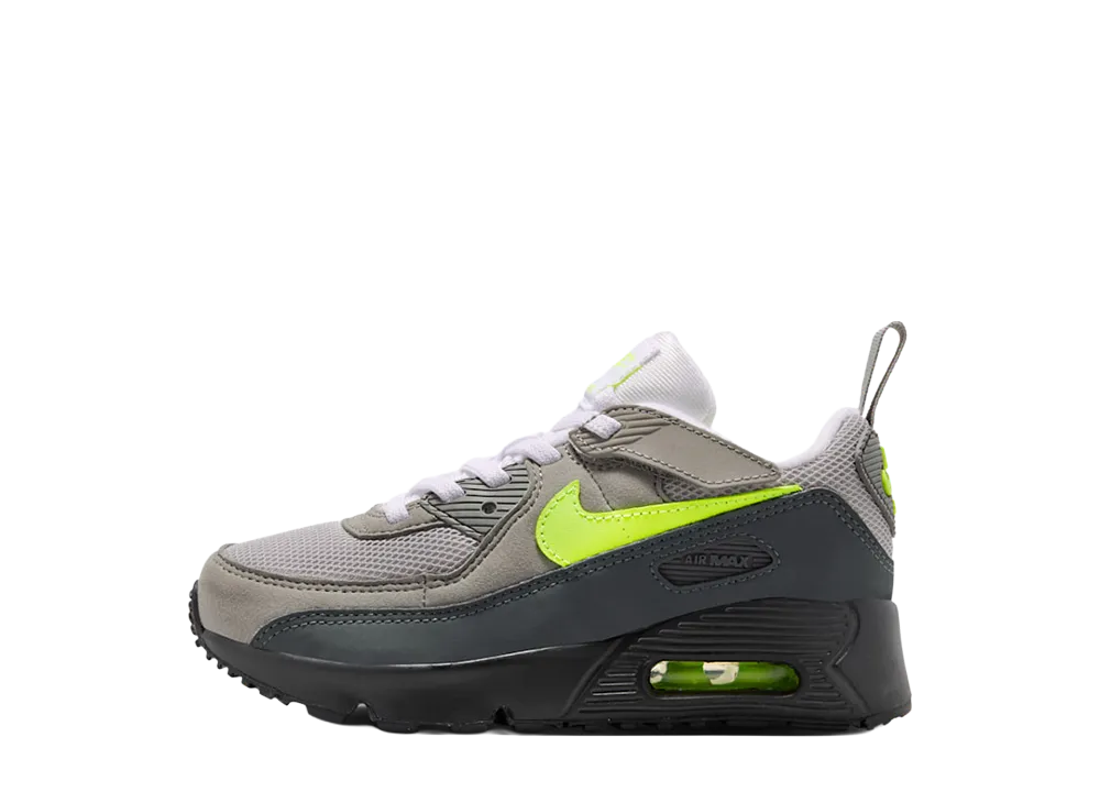 Nike PS Air Max 90 "Black/Anthracite/Light Charcoal/Neon Yellow"