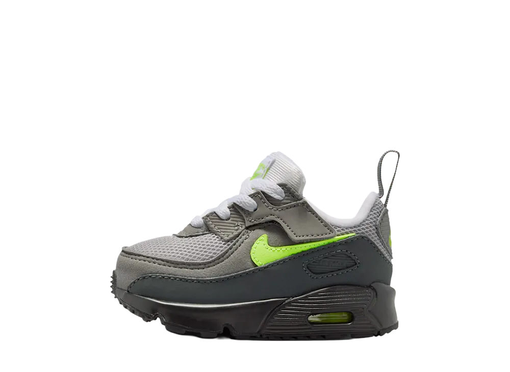 Nike TD Air Max 90 "Black/Anthracite/Light Charcoal/Neon Yellow"