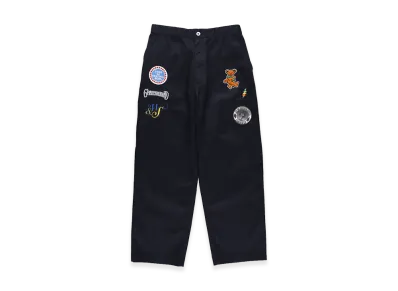 WIND AND SEA x Grateful Dead Canvas Pants "Black"