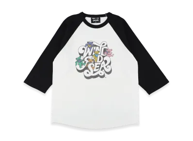 WIND AND SEA x Grateful Dead Raglan Tee "Black/White"