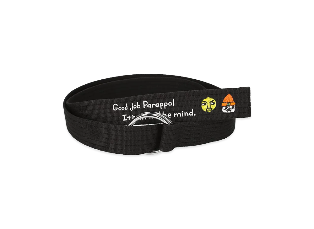 WIND AND SEA x PARAPPA Black Obi Belt "Black"