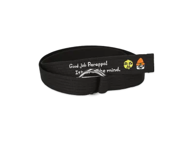 WIND AND SEA x PARAPPA Black Obi Belt "Black"