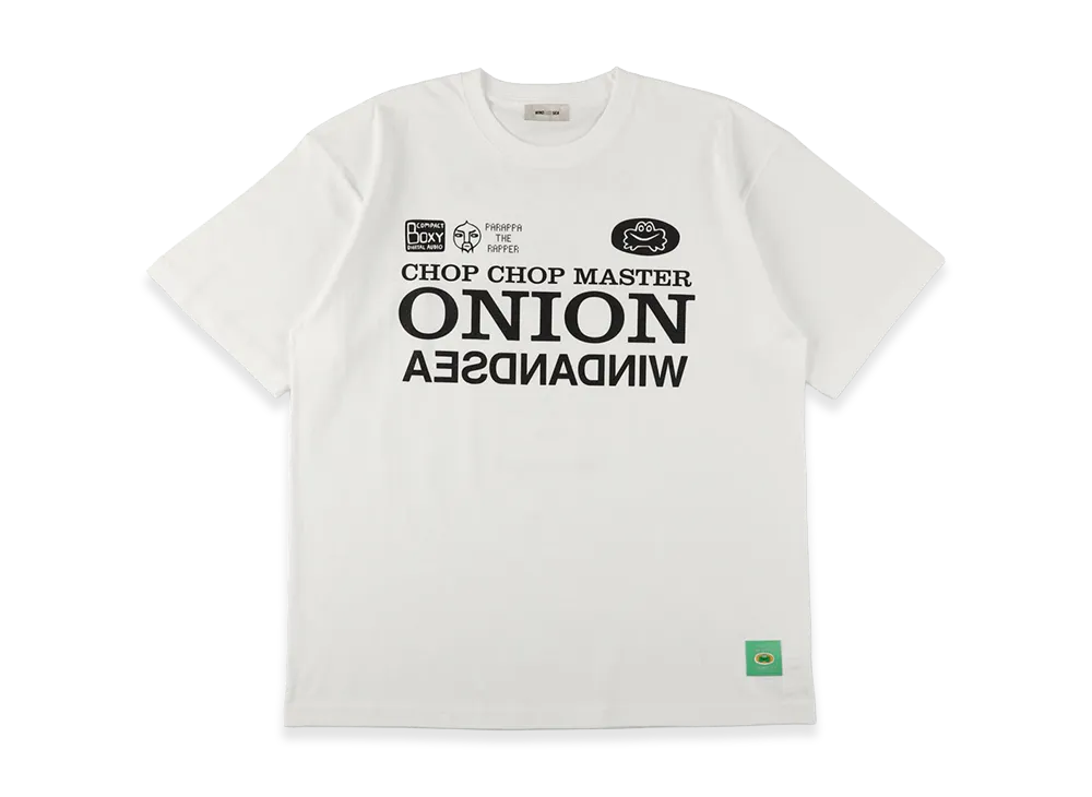 ウィンダンシー x パラッパラッパー オニオンTシャツ "ホワイト"