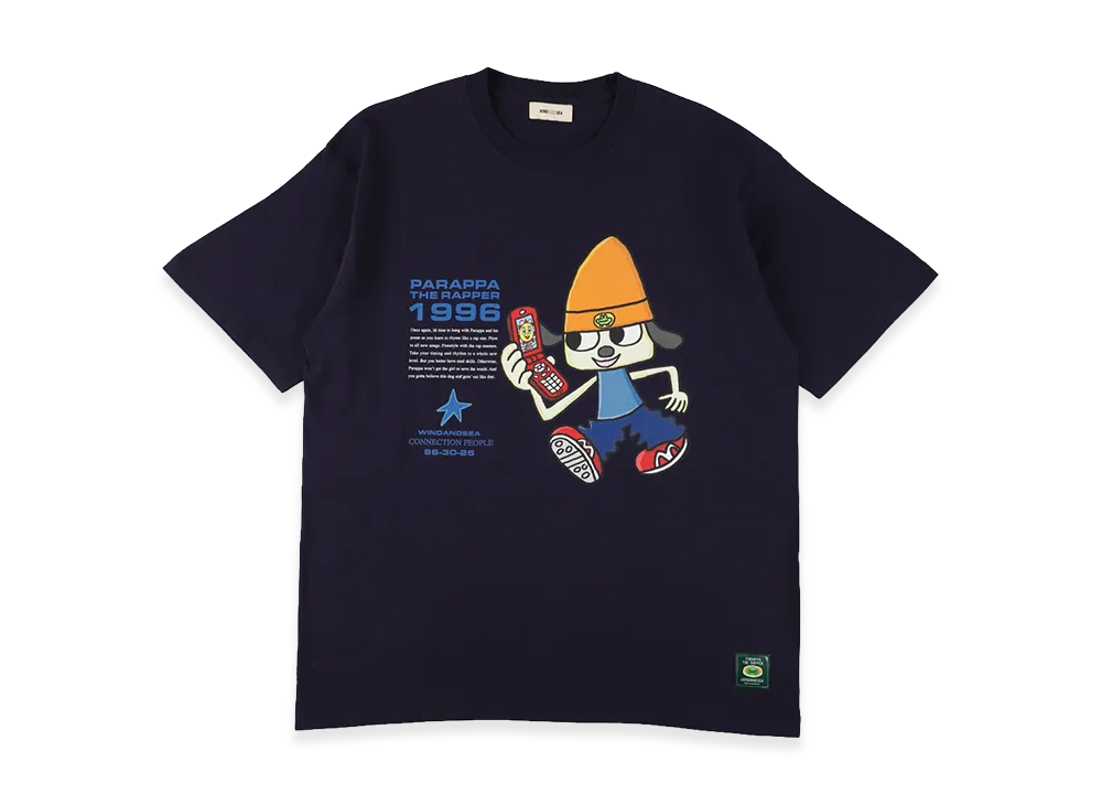 WIND AND SEA x PARAPPA Tee "Navy"