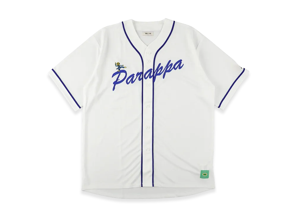 WIND AND SEA x PARAPPA Baseball Shirt "White"