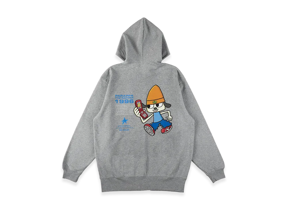 WIND AND SEA x PARAPPA Zip-Up Sweat Hoodie "Gray"