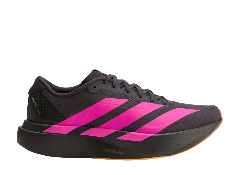 adidas Women's Adizero Evo SL Woven "Aurora Black/Shock Pink"