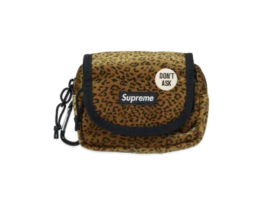 Supreme Velvet Mini Pouch "Tan Leopard"