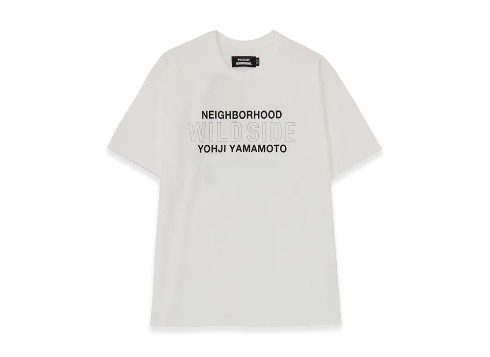 WILDSIDE YOHJI YAMAMOTO x NEIGHBORHOOD Tee SS-1 "White"
