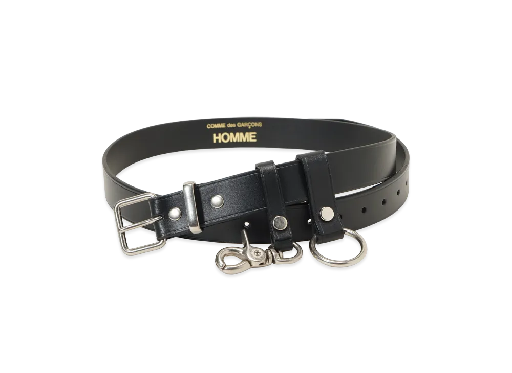 COMME des GARCONS HOMME Steer Oil Smooth (30mm) "Black"