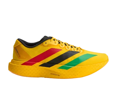 Bob Marley × adidas Adizero Evo SL "Bold Gold/Vivid Green/Pure Ruby"