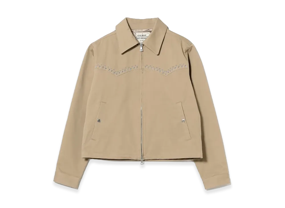 BEAMS FUTURE ARCHIVE Chino Studs Blouson "Beige"