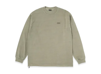 SEDAN ALL-PURPOSE Pigment Dyed L/S Tee "Mottled Khaki"