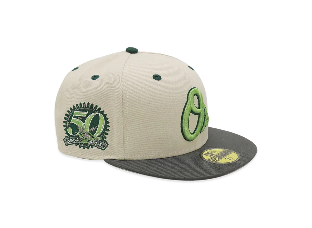 NEW ERA x THE CAP 59Fifty G-Dollar 2.0 Baltimore Orioles "Stone/Graphite"
