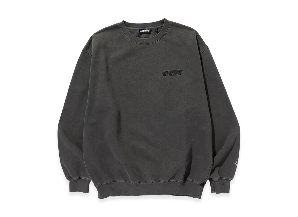 XLARGE x AFTERMATH Crewneck Sweatshirt "Black"