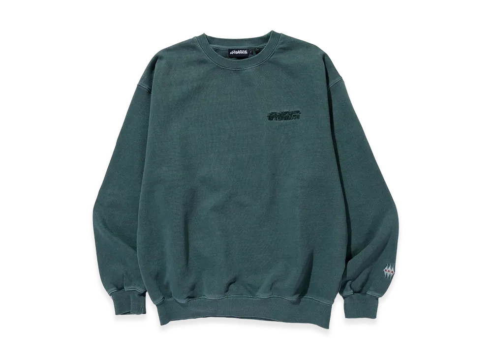 XLARGE x AFTERMATH Crewneck Sweatshirt "Green"