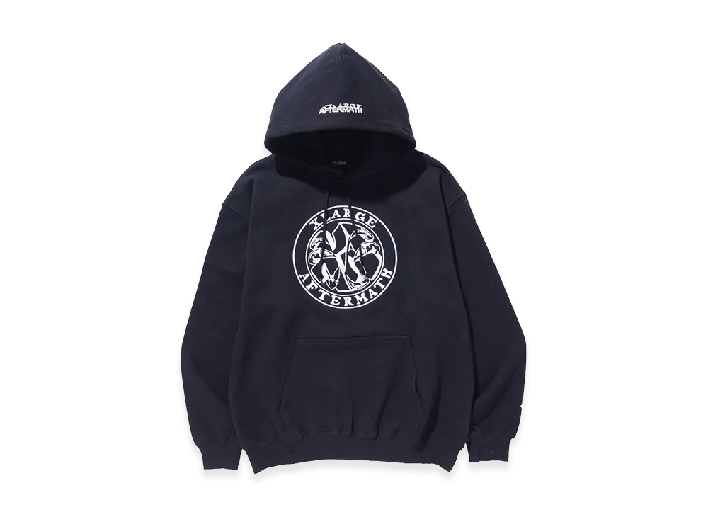 XLARGE x AFTERMATH Pullover Hooded Sweatshirt "Black"