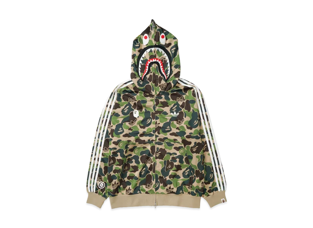 A BATHING APE x Don Toliver Faux Fur Shark Zip Hoodie 