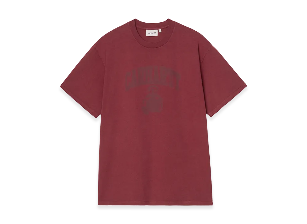 Carhartt WIP S/S Faded Pond Corps T-Shirt "Marsala(Heavy Stone Wash)"