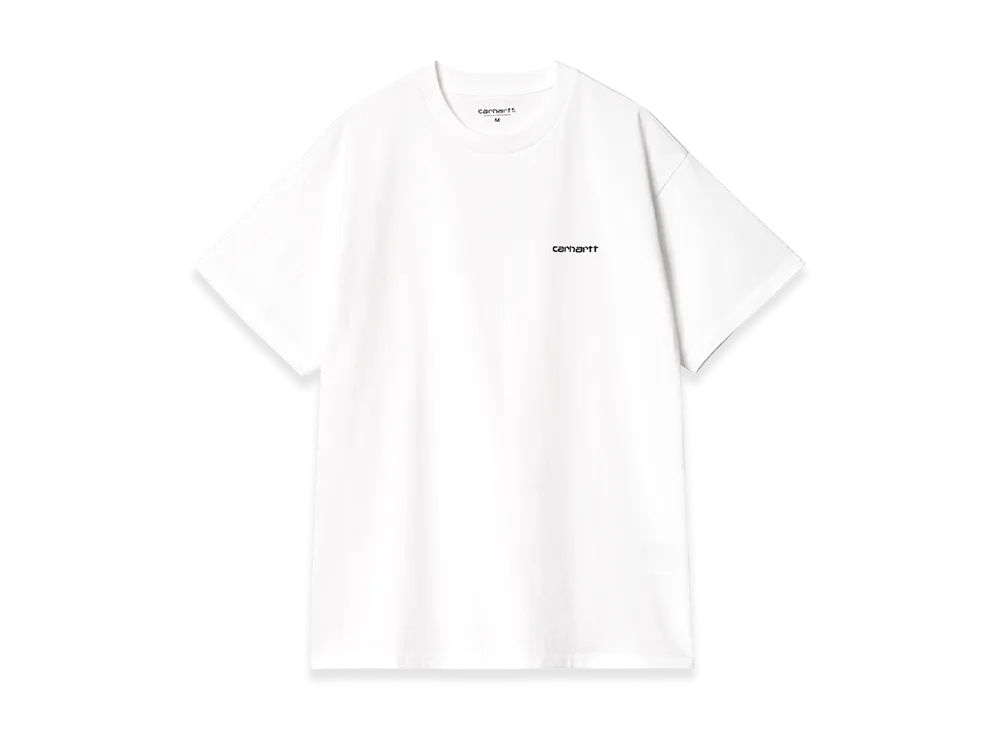 Carhartt WIP S/S Script Embroidery T-Shirt "White/Black"