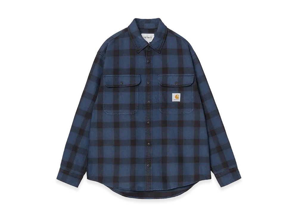 Carhartt WIP L/S Edmands Shirt Edmands Check "Natural/Jupiter"