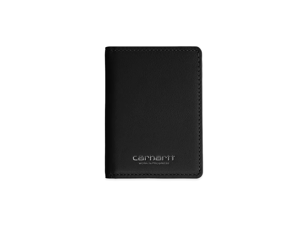 Carhartt WIP Vegas Fold Cardholder "Black/Silver"