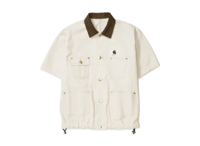 sacai x Carhartt WIP Duck Shirt "Ivory"
