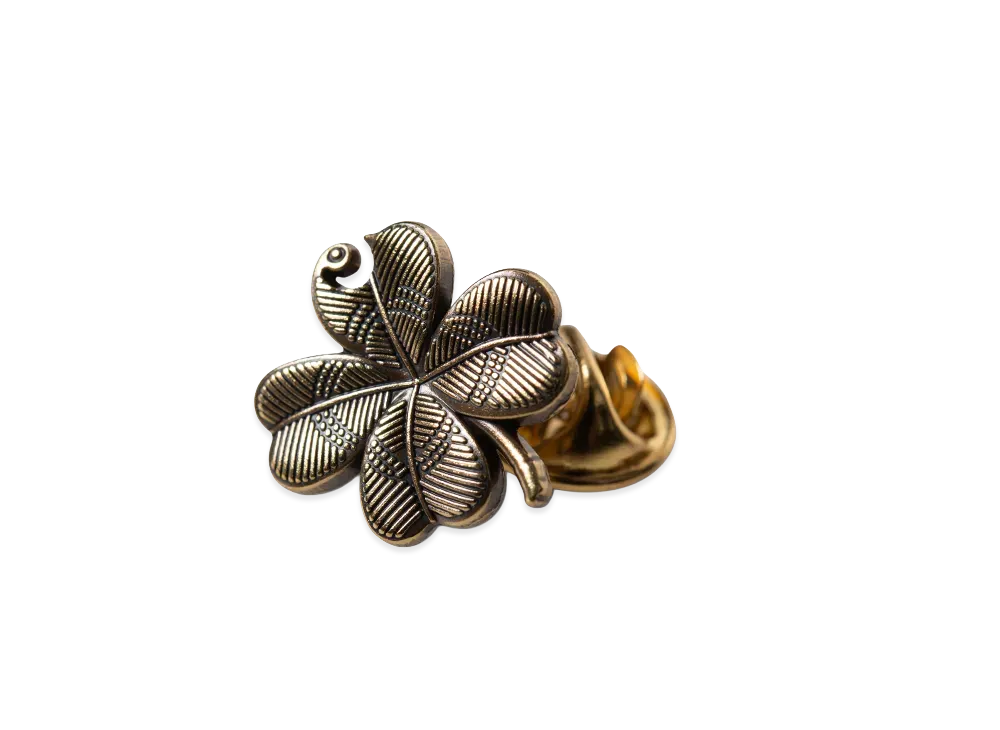 Carhartt WIP Clover Pin "Gold"