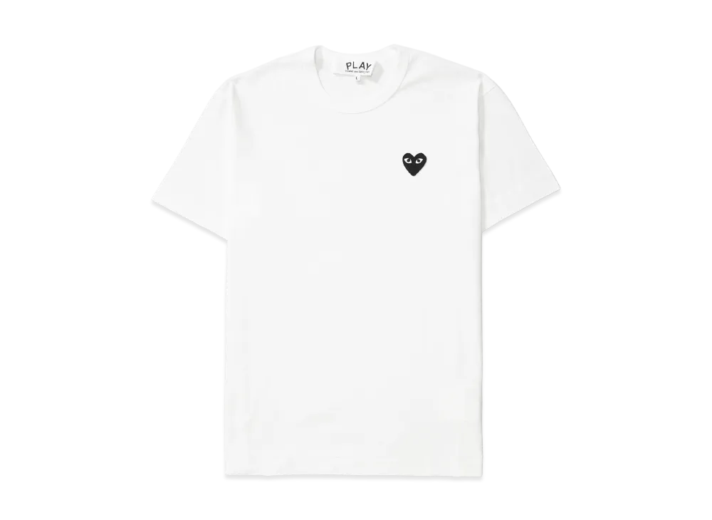 COMME des GARCONS PLAY CDG AX-T064-051 "White"