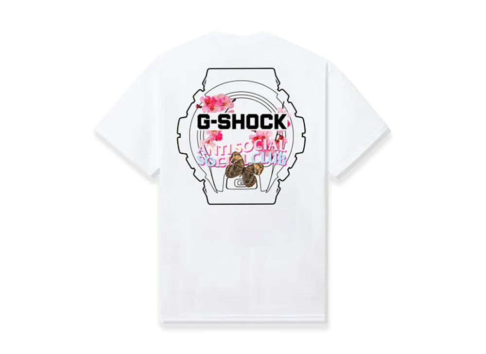 ANTI SOCIAL SOCIAL CLUB x Casio G-Shock Tee "White"