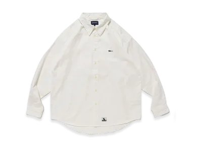 DESCENDANT Kennedy’s Twill LS Shirt "White"